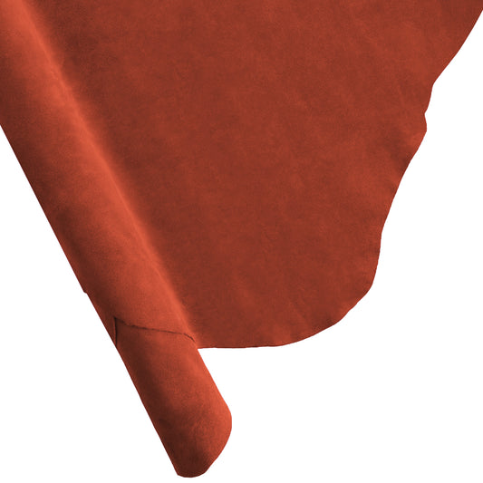 Suede Leather 4-5 oz (1.6-2mm) A/B Grade Chap Split Leather Cowhides | Pre-Cut Hide | USA Made