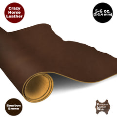 5-6 OZ (2-2.4mm) Leather Oil Tanned Pre-Cuts