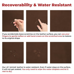 5-6 OZ (2-2.4mm) Leather Oil Tanned Pre-Cuts