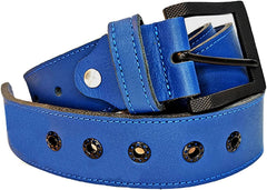 ELW Rustic Heavy Duty Full Grain Leather Belt for Men - Size 1.5”(3.8 cm) Wide & 32" to 46" Length