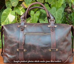 Import Tooling Leather 5/6 oz (2mm) Full Grain 100% Cowhide PreCut Sizes 6" to 48" - Medium BROWN