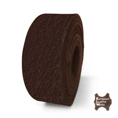 ELW 6-7 oz. (2.4-2.8mm) - 72" (183cm) Length, Straps, Belts, Strips | Full Grain Leather Bison Hide DIY Craft Projects, Bag, Chap, Motorcycle, Shoe, Clothing, Jewelry, Wrapping