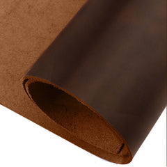 5-6 oz (2-2.4mm) Sable Brown Cowhide Leather - Full Grain - Pre-Cut Sizes & Hides