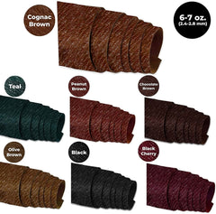 ELW 6-7 oz. (2.4-2.8mm) Pre-Cut | Full Grain Leather Bison Hide Tooling, Carving, Molding, DIY Craft Projects, Bag, Chap, Motorcycle, Shoe, Clothing, Jewelry, Wrapping