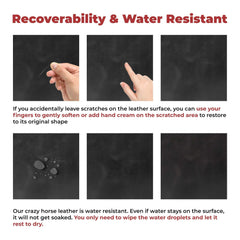 Black 5/6 oz. (2mm) Tooling Leather Belt/Strip/Straps 1/2"-4" Wide, 84" Length, Natural Cowhide Leathercraft Projects