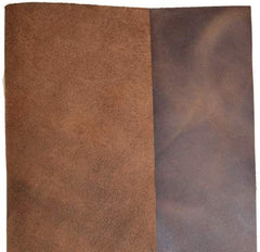 ELW Thick Leather Square for Crafting, Tooling, Repair Projects BB (12" x 12") (3.5mm) | Heavy Weight | Natural Full Grain Leather | Quality Leather Guaranteed | Bourbon Brown