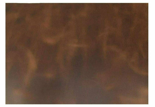 Import Tooling Full Grain Leather Piece 10"x18" 5/6oz 2mm 100% Cowhide BROWN