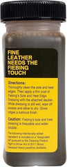 Fiebing's Leather Sole & Heel Edge Dressing, 2-Pack Black (4 oz) - High Gloss Shoe Dressing for Leather Soles & Heels - Provides a Protective Finish - Includes Brush Applicator