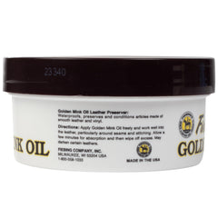 Fiebing's Golden Mink Oil for Leather Boots (2 Pack, 6 oz Each) - Leather Cleaner & Conditioner - Waterproof, Preserve, Soften All Smooth Leathercraft & Vinyl - Prevents Salt Stains On Couch, Purse