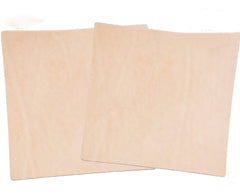 Veg Tan Tooling Leather 2 Piece Special Price 5/6 oz (2-2.4mm) Thickness Pre-Cut Shapes 6" to 48" Import AA Grade Natural Cowhide Leathercraft, Molding, Holster, Armour, Projects, Repair, Lining