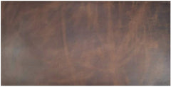 5/6 OZ (2.0/2.4 mm) Oil Tanned 2 pcs for 1 Price Bourbon Brown Natural Full Grain Leather Square (10''X18'')