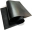 Real Genuine Black Calf Hide Leather: 4-6 oz. (1.8-2.4mm)Thickness Weight Leather Cow Hide Black Leather Sheets for Crafting and Cricut Maker Supplies