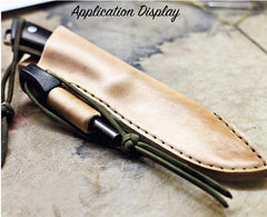 ELW Veg Tanned Leather Shoulder 2/3 oz. (.8-1.2mm) Light Weight 100% Natural Full Grain Leather Tooling Craft Lining Repair Projects Various Sizes: