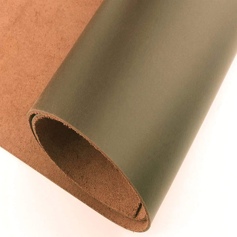 Rust ELW Tooling Leather 5-6 oz. (2-2.4mm) Thickness | Multiple Colors | Pre-Cuts & Hides| Oil Tanned Finished Full Grain Leather Cowhide Handmade Perfect for Crafting, Sewing, Molding, Workshop - elwshop.com