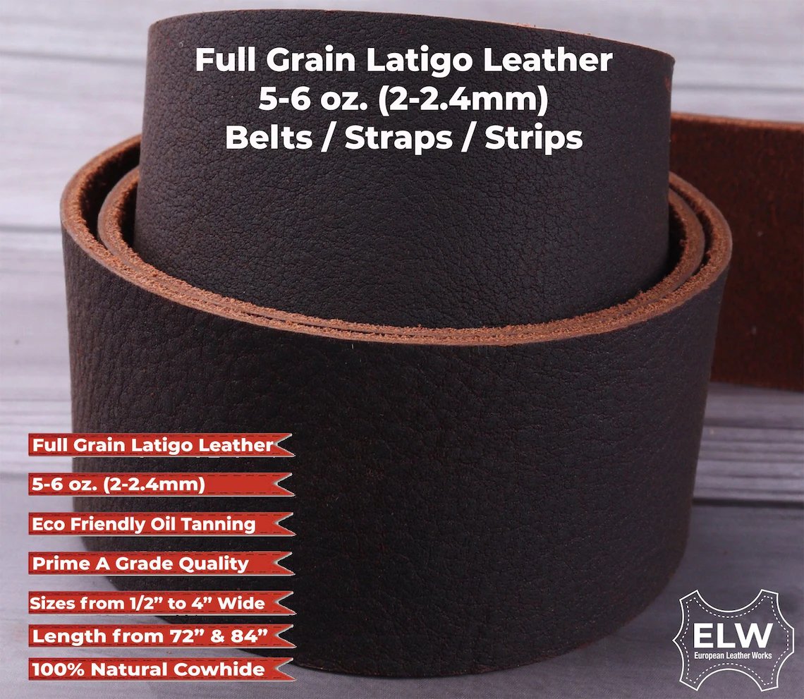 Latigo Leather Strip 6