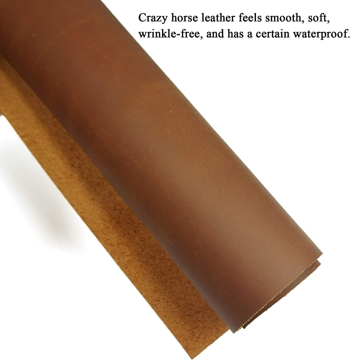 ELW 5-6 oz (2-2.4mm) Full Grain Leather Craft Sets of 2-4 Pieces in Sizes  from 6 to 24with Cord Braiding String 36 included, Oil Tanned Real  Cowhide for Tooling, Carving, Craft, Repair