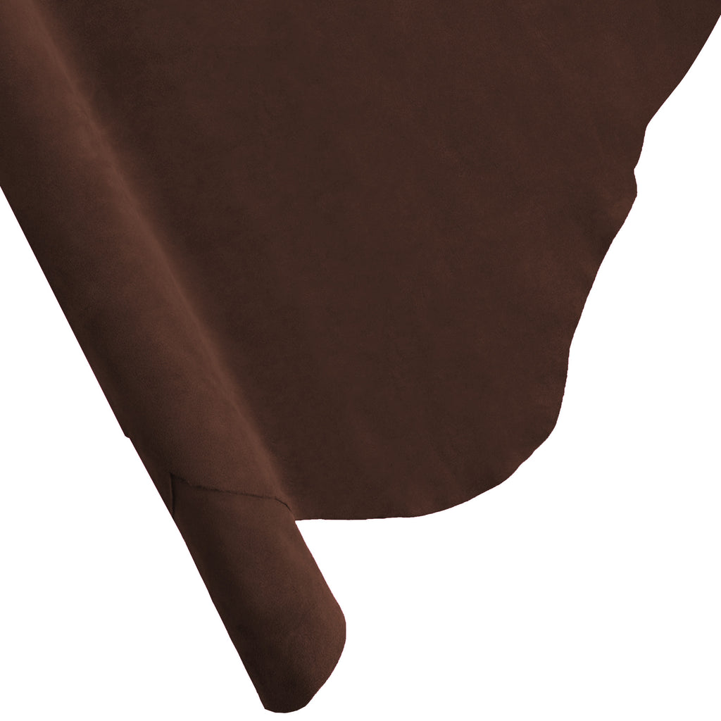 Suede Leather 2-4 oz (1-1.6mm) A/B Grade Chap Split Leather Cowhides | Pre-Cut Hides | USA Made