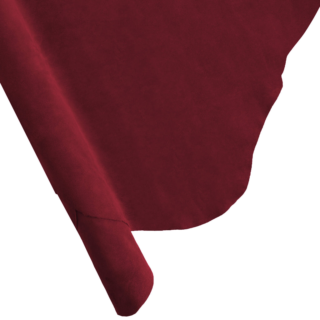 Suede Leather 2-4 oz (1-1.6mm) A/B Grade Chap Split Leather Cowhides | Pre-Cut Hides | USA Made