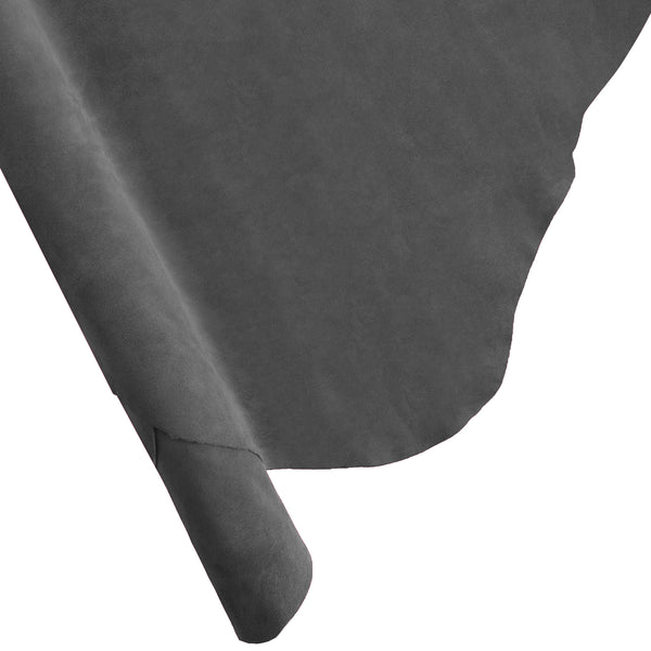 Suede Leather 2-4 oz (1-1.6mm) A/B Grade Chap Split Leather Cowhides | Pre-Cut Hides | USA Made