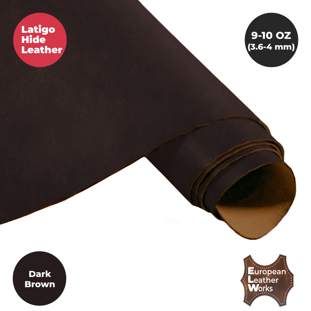 9-10 oz (3.6-4.0mm) Craftsmen Grade Latigo Leather Pre-Cut Sizes - SALE