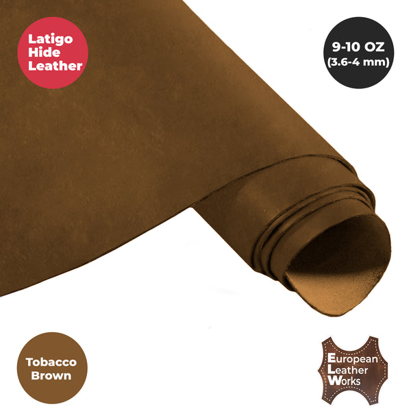 9-10 oz (3.6-4.0mm) Craftsmen Grade Latigo Leather Pre-Cut Sizes - SALE