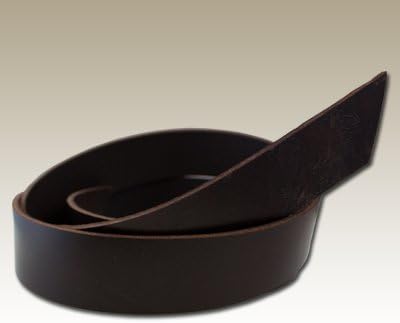 ELW Latigo Leather Strips 9-10oz (3.6-4mm) Thickness and 84" Long in Multiple Widths & Colors Secondary image