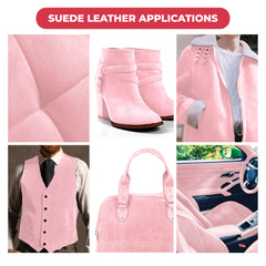 Suede Leather 4-5 oz (1.6-2mm) A/B Grade Chap Split Leather Cowhide | Pre-Cut Hides | USA Made