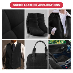 ELW Chap Splits Suede 4-5 oz (1.6-2mm) Pre-Cut Piece - Split Leather Cowhide - Prime AB Grade Quality - Perfect For Auto, Garments, Chaps, Bags, Vest, Aprons, Saddles, Moccasins