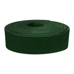 ELW 9-10 oz (3.6-4mm) Latigo Leather Belt Grade Straps & Strips | Size: 8"x60" (20.32 x 152cm) | Forest Green | Full Grain Cowhide, Heavy Duty Holsters, Sheathes, Saddle, Guitar Straps, DIY Crafts