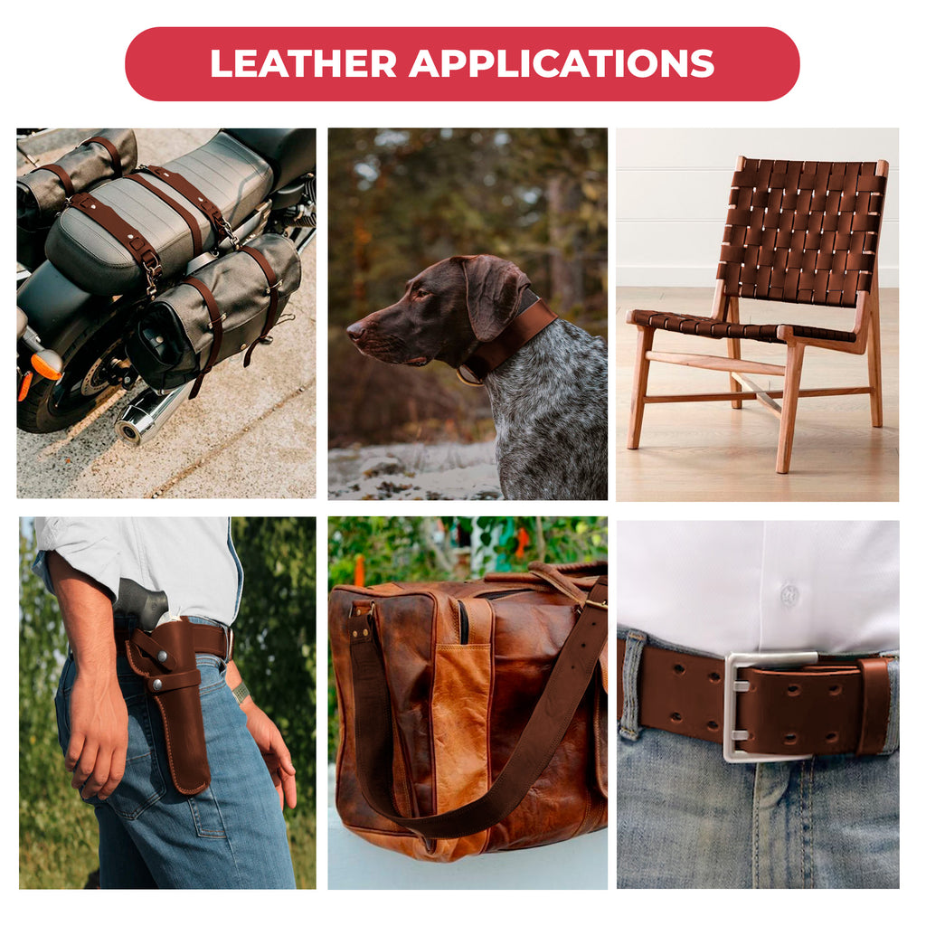 9-10 oz (3.6-4.0mm) Craftsmen Grade Latigo Leather Pre-Cut Sizes - SALE