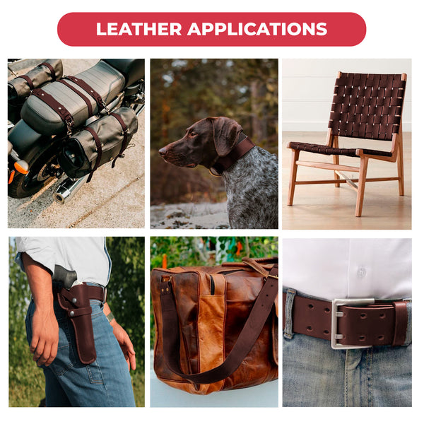 9-10 oz (3.6-4.0mm) Craftsmen Grade Latigo Leather Pre-Cut Sizes - SALE