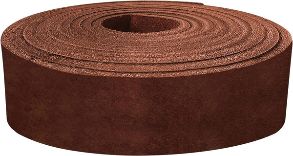 ELW 9-10 oz (3.6-4mm) Latigo Leather Straps Belt Grade 84" Cowhide Strips Heavy Duty Holsters, Sheathes, Harness, Saddle, Armor, Collars