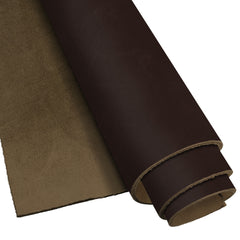 5-6 oz. (2-2.4mm) Thick Cowhide Leather Full Grain Pre-Cut Tooling Leather, Crazy-Horse Vintage Look