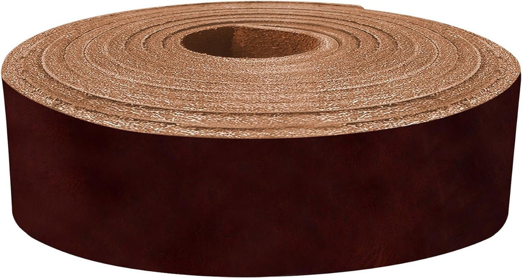 ELW Latigo Leather 5-6 oz. (2-2.4mm) Straps, Belts, Strips 72" Length Full Grain Leather Cowhide DIY Arts & Craft Projects, Clothing, Jewelry, Wrapping