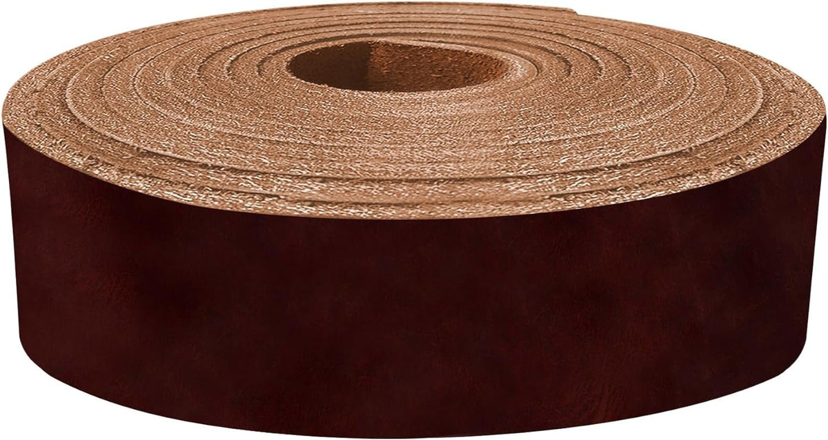 ELW Latigo Leather 5-6 oz. (2-2.4mm) Straps, Belts, Strips 72" Length Full Grain Leather Cowhide DIY Arts & Craft Projects, Clothing, Jewelry, Wrapping