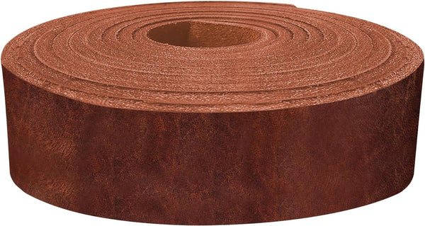 ELW Latigo Leather 5-6 oz. (2-2.4mm) Straps, Belts, Strips 72" Length Full Grain Leather Cowhide DIY Arts & Craft Projects, Clothing, Jewelry, Wrapping