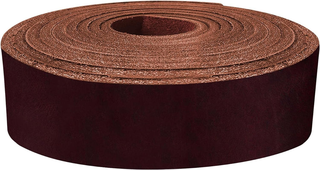 ELW Latigo Leather 5-6 oz. (2-2.4mm) Straps, Belts, Strips 72" Length Full Grain Leather Cowhide DIY Arts & Craft Projects, Clothing, Jewelry, Wrapping
