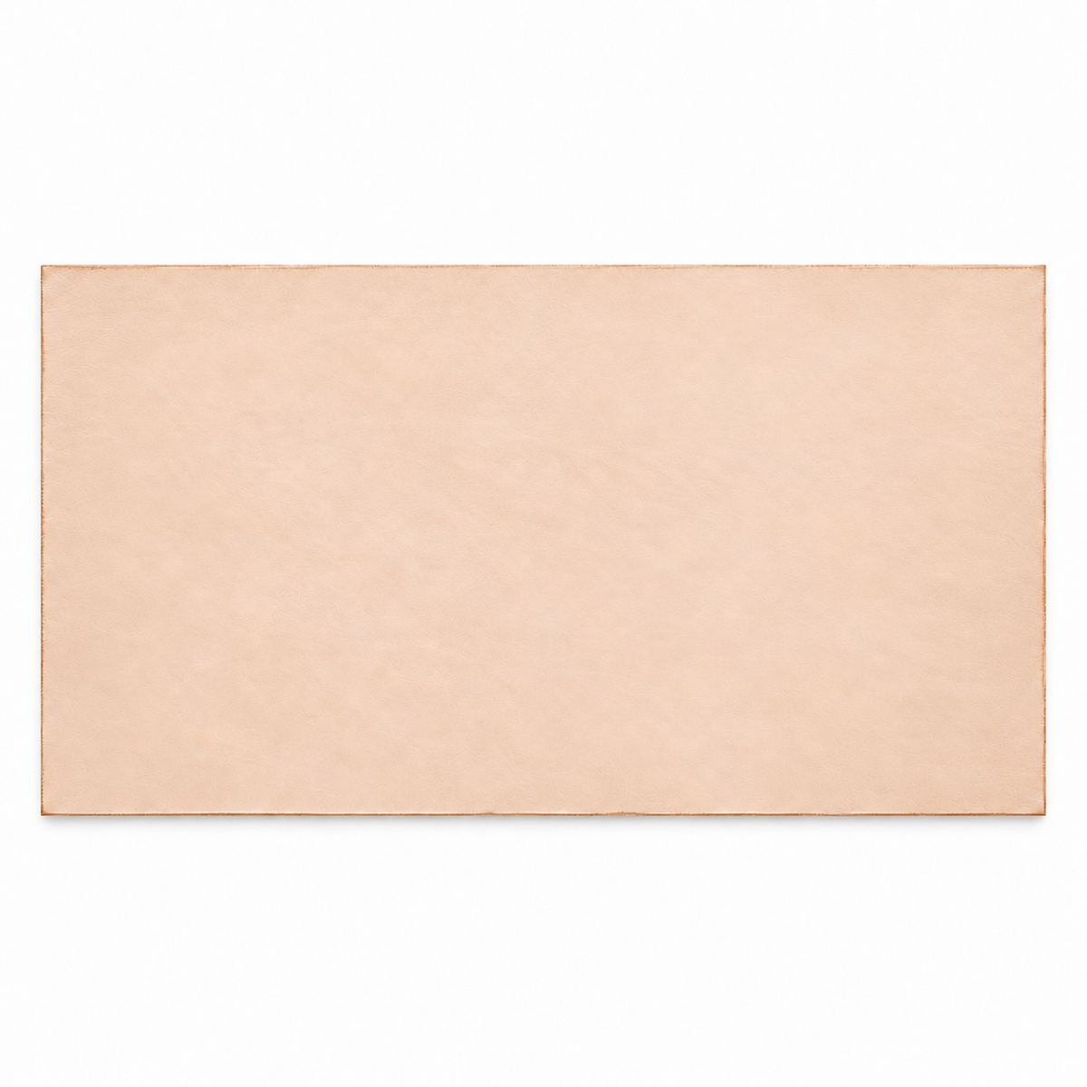 Natural vegetable-tanned leather, 10 by 18 inch precut sheet — AI-created product representation