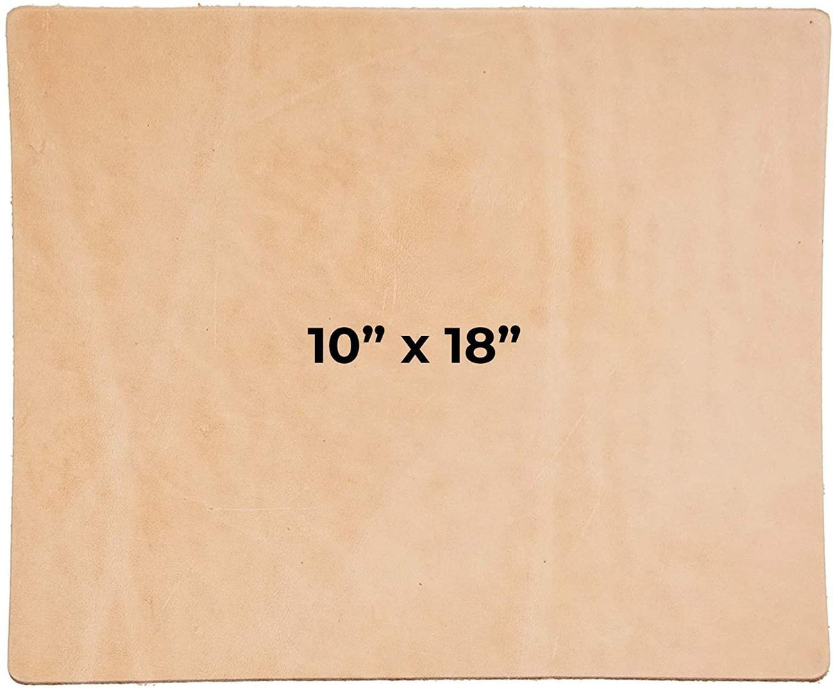 Import Tooling Craft Leather Thick 11/12 oz (4.4-5mm)| Vegetable Tanned | Cowhide | Full Grain | Crafts, Tooling, Hobby Workshop, Repair