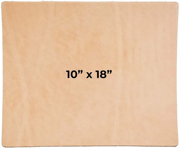 Import Tooling Craft Leather Thick 11/12 oz (4.4-5mm)| Vegetable Tanned | Cowhide | Full Grain | Crafts, Tooling, Hobby Workshop, Repair