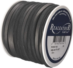 Realeather Latigo Lace Spool, 1/8"x50', Medium Brown