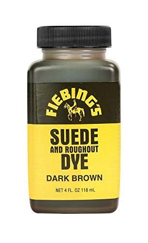 Fiebing's Suede Dye (4 oz) - Recolor, Brighten & Restore Suede & Roughout Leather Shoes, Furniture, Purse - Includes Wool Dauber for Easy Application - Flexible When Dry, Won't Crack or Peel