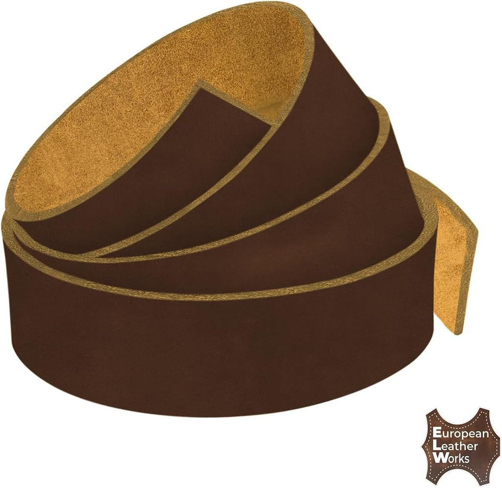 9-10 oz. (3-4mm) Oil Tanned Leather Blank Belts in 66"-68" Long Full Grain Cowhide Crazy Horse Leather Straps