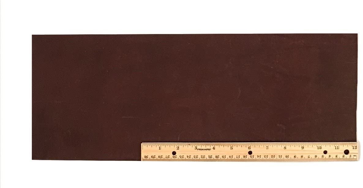 ELW Suede 2-5 oz (1.4-2mm) Lace Leather Dark Brown Cowhide 18" X 7" Cowhide Main image