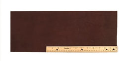 ELW Suede 2-5 oz (1.4-2mm) Lace Leather Dark Brown Cowhide 18" X 7" Cowhide