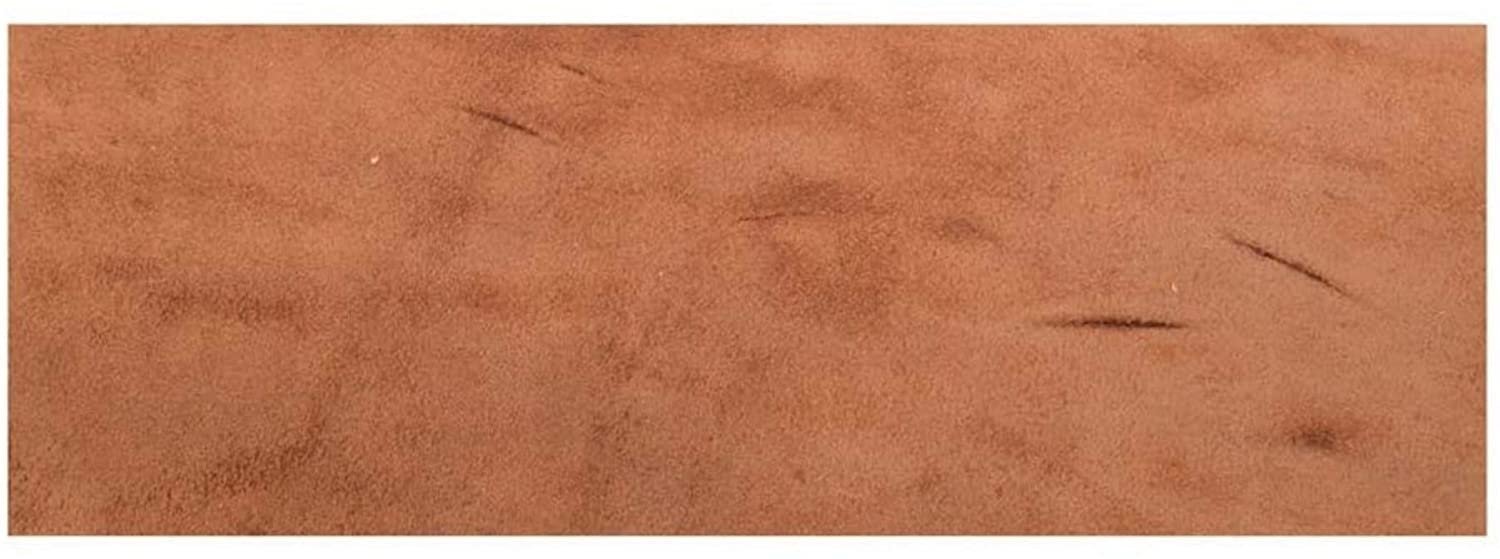 ELW Rustic Leather Rectangles (5" x14") 2 Piece Set for Crafts/Tooling/Hobby Workshop, Medium Weight 5/6 oz (1.6-1.8mm) : Bourbon Brown