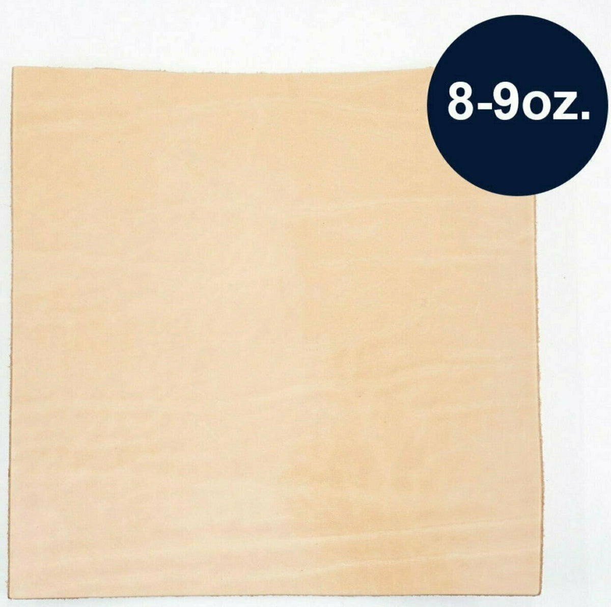 ELW Natural Full Grain Veg Tan Tooling Cowhide Leather Pre-Cut 24"x24" 8/9 oz Main image