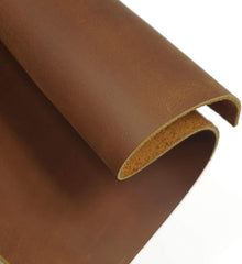 Brown Tooling Leather Square 5-6 oz. (2.0-2.4mm) Thickness Size 12"x48" Cowhide Leather for Crafts Tooling Sewing Hobby Workshop Crafting