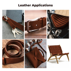 ELW Grass Fed Leather 8-10 oz. (3-4mm)  40" Length Full Grain Cowhide Belt Blank, Straps Tooling, Holsters, Saddle Bags, Knife Sheaths