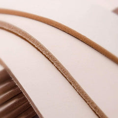 Veg-Tanned Cowhide Leather Piece for Tooling Crafting Hobby Workshop Medium Weight (3.5 to 4.0 mm) Pre-Cut (5.1"x8.3")